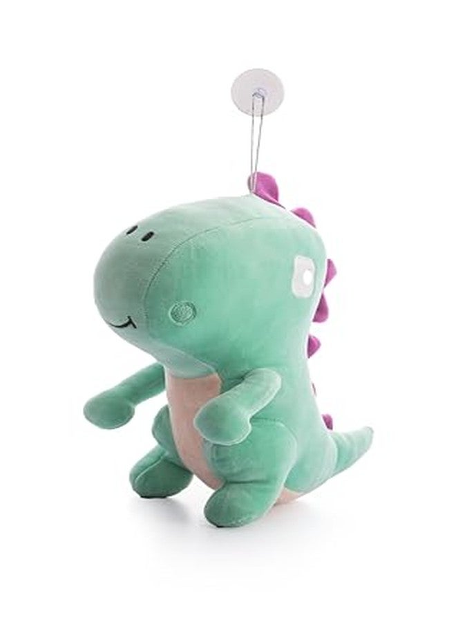 Dimpy Stuff Dino Plush Toy - Green 23 cm (9") - Ultra-Soft Squishy Nursery Decor Children - Image 3
